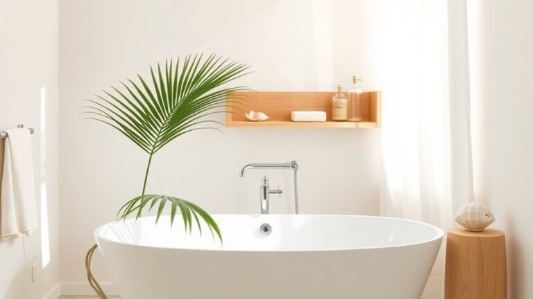 summer bathroom minimalist decor