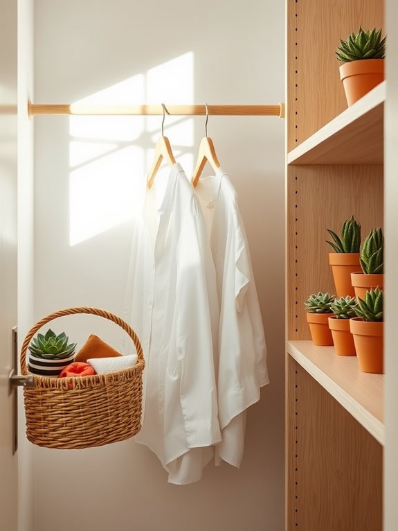 summer closet decor choices