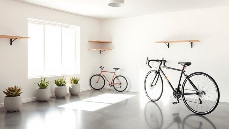 summer garage minimalist decor