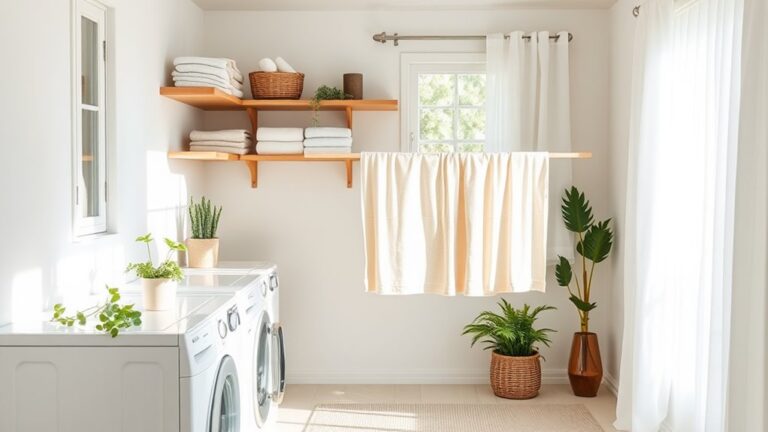 summer laundry room decor