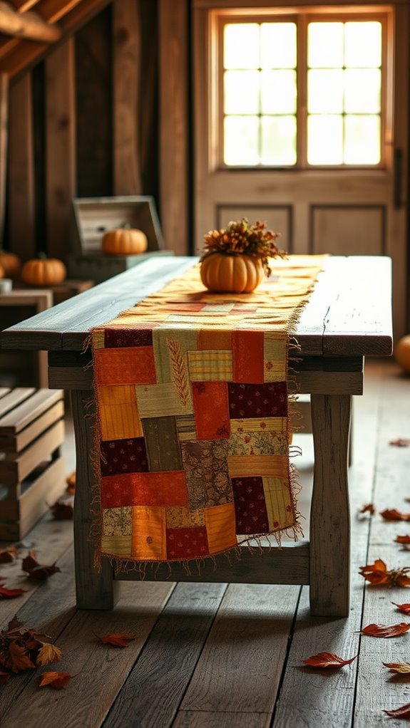 table runners from scraps