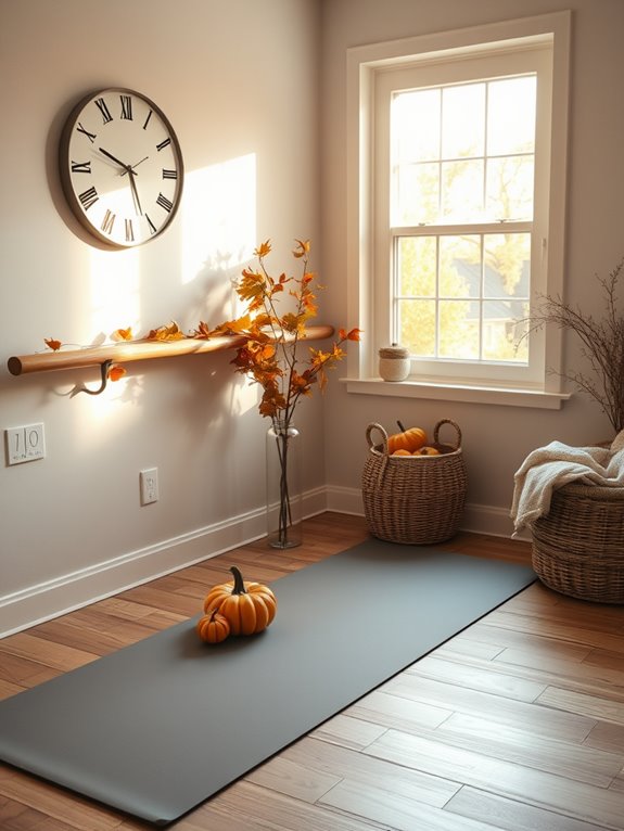 thanksgiving home gym decor