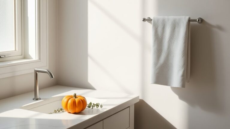 thanksgiving minimalist bathroom decor