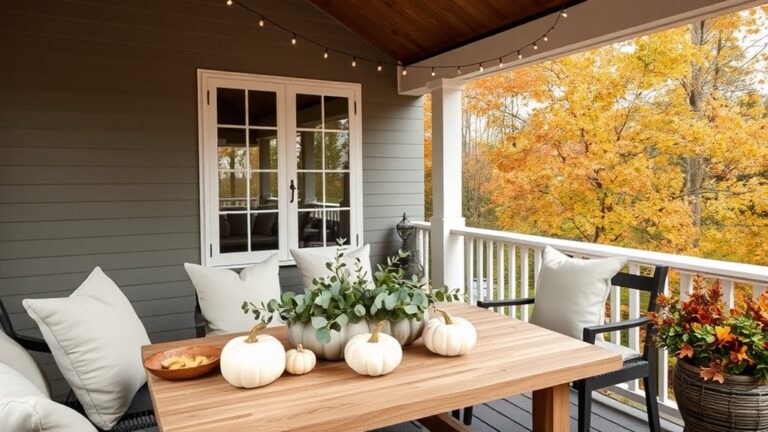 thanksgiving minimalist porch decor