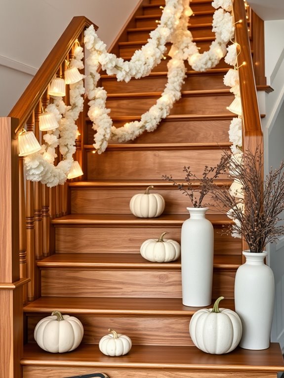 thanksgiving staircase decor tips