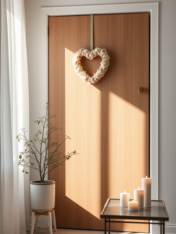 valentine s day entryway decor