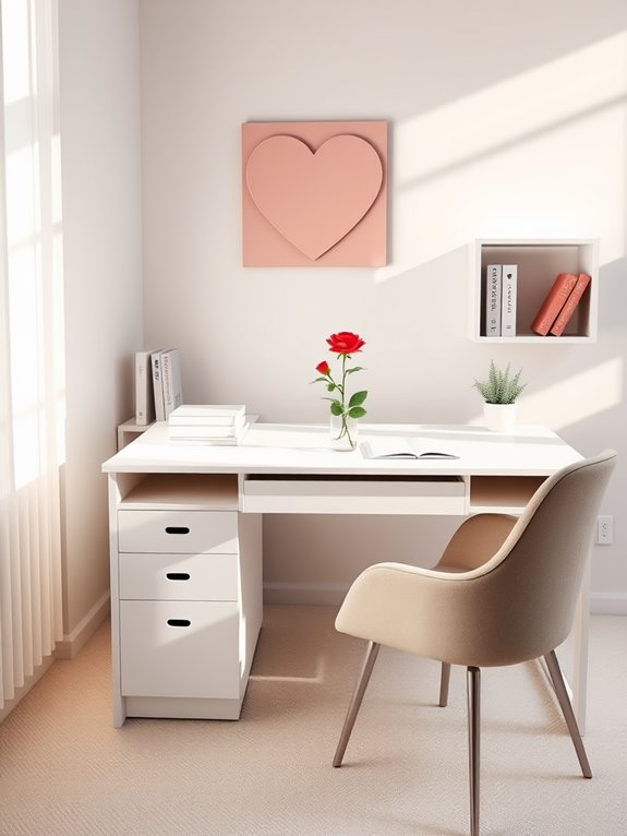 valentine s day minimalist decor