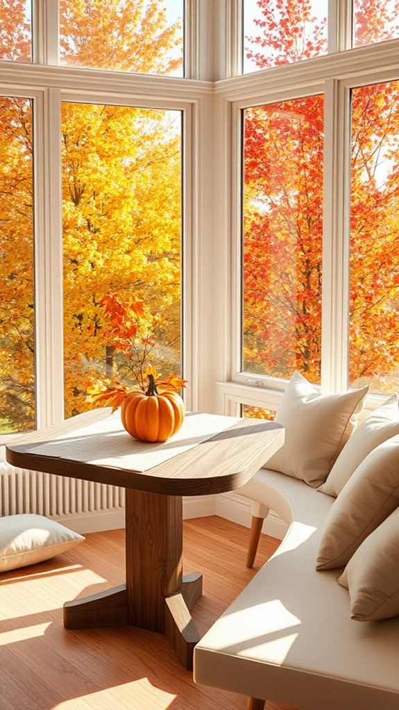 vibrant fall leaf colors