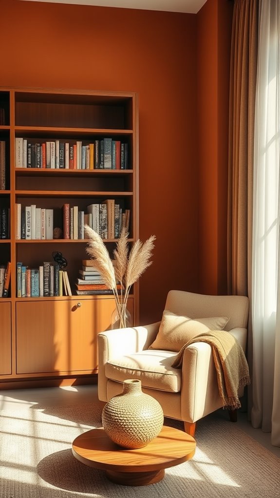 warmth through earth tones