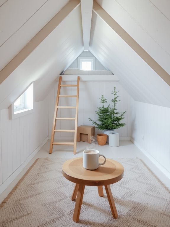 winter attic decor selection