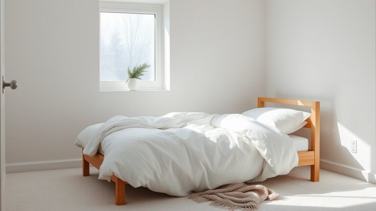 winter minimalist bedroom guide