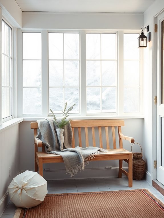 winter porch decor considerations