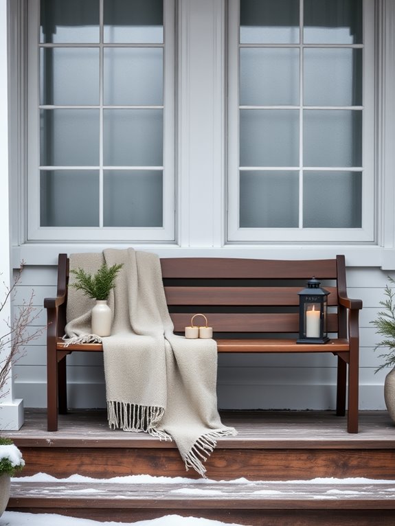 winter porch decor considerations