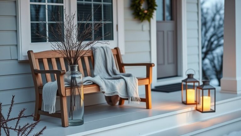 winter porch decor ideas