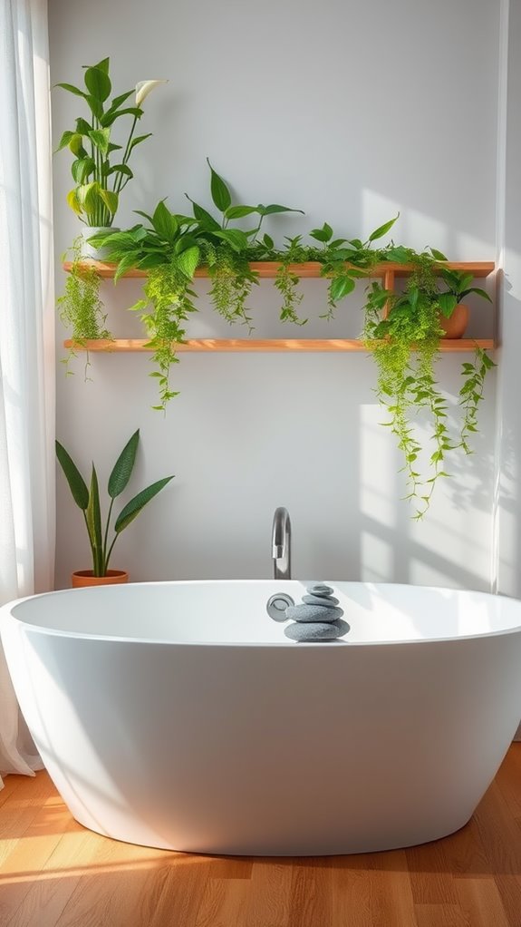 zen space filled with plants