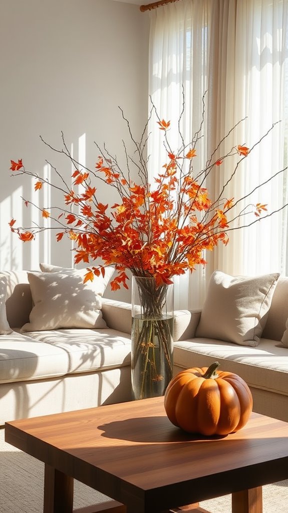 add seasonal plants decor