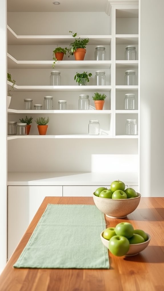 add subtle green accents