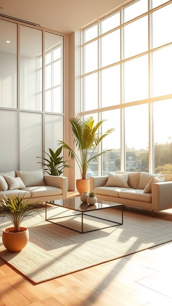 bright airy open spaces