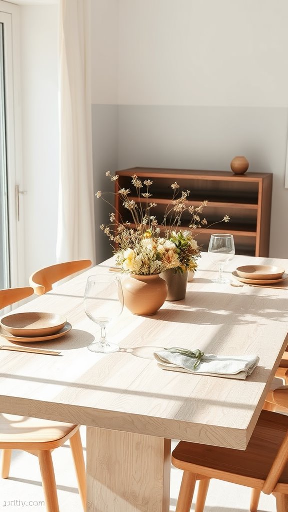 change dining utensils promptly