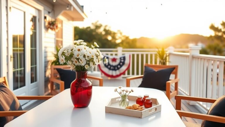 chic fourth of july decor