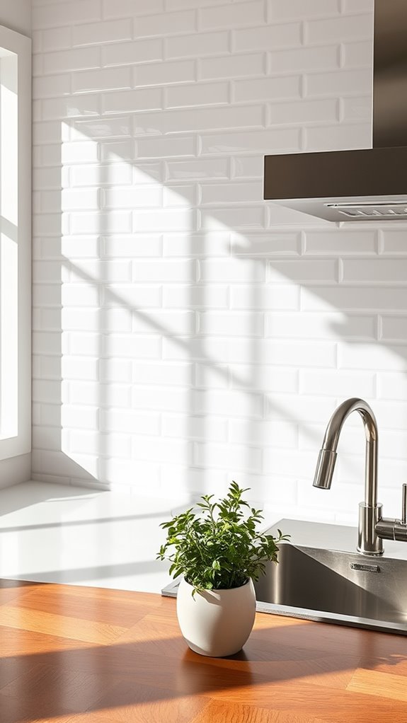 classic minimalist subway tile