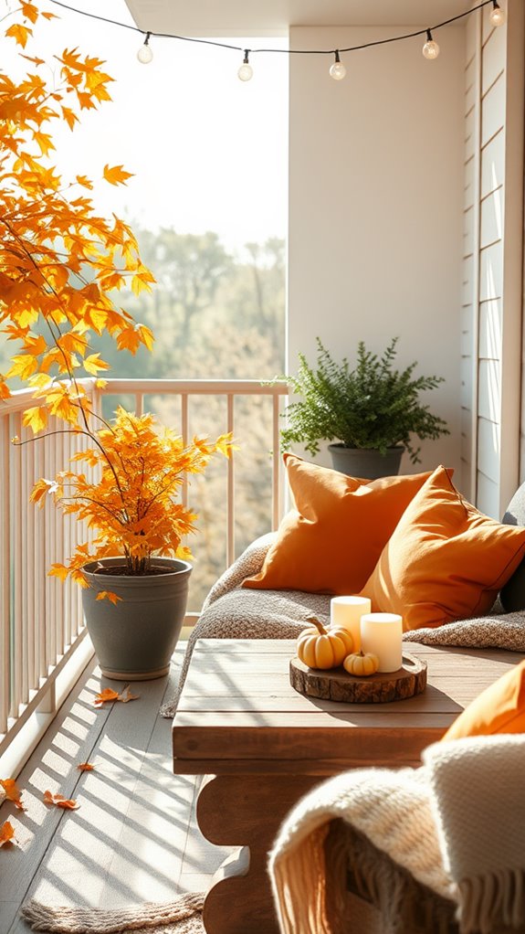 cozy autumn accents warmth
