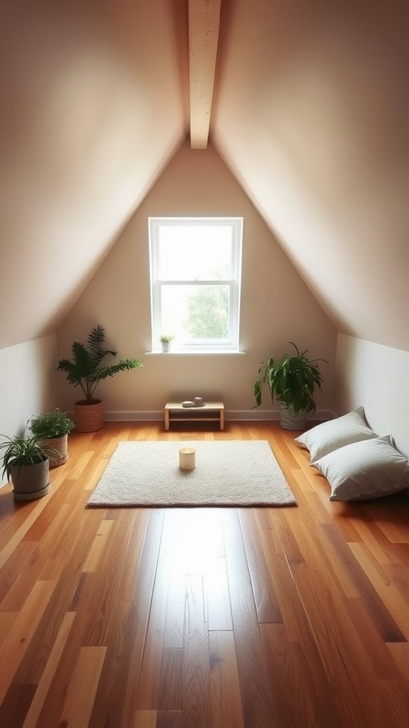create serene meditation environment