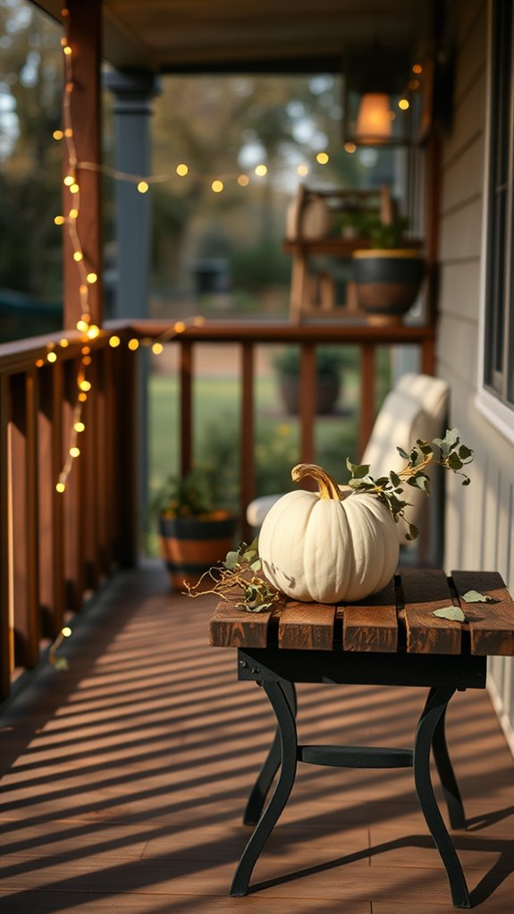 decorate with string lights