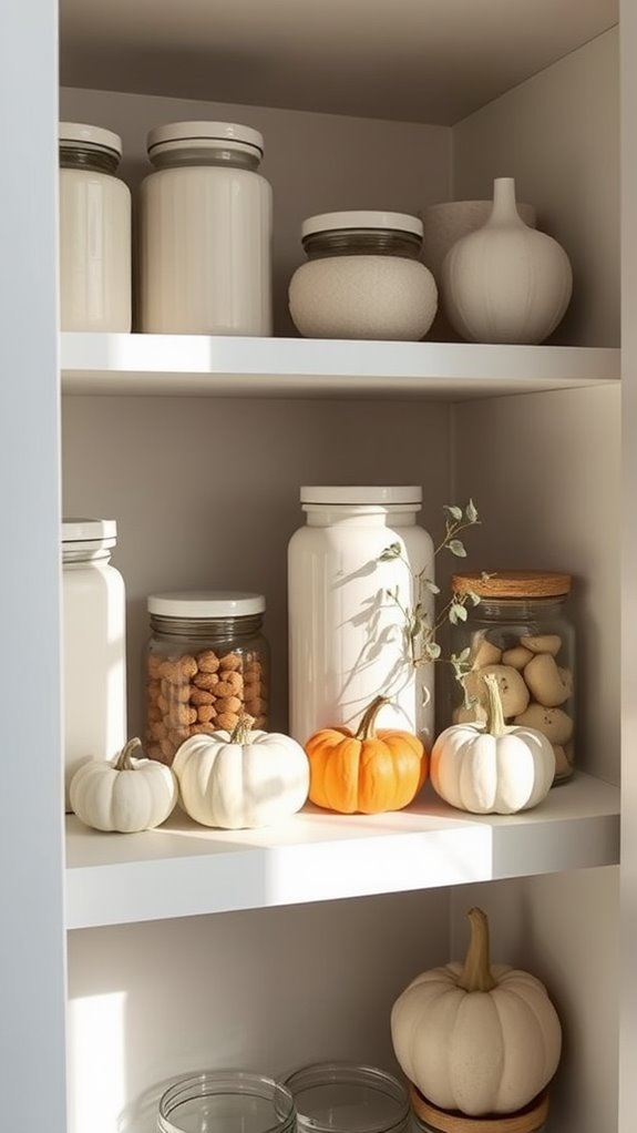 decorative autumn pumpkin accents