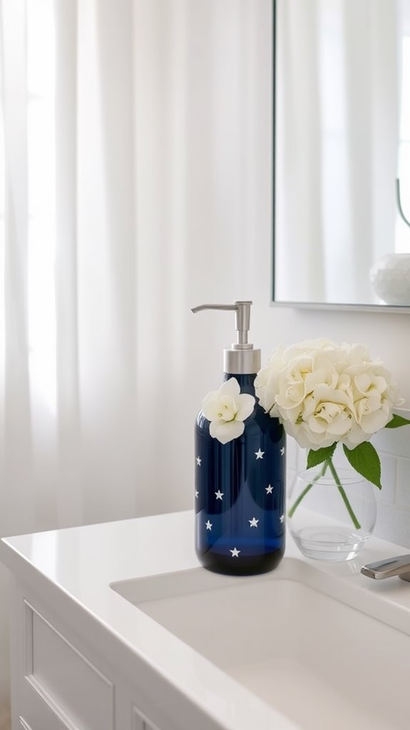 decorative liquid soap dispenser