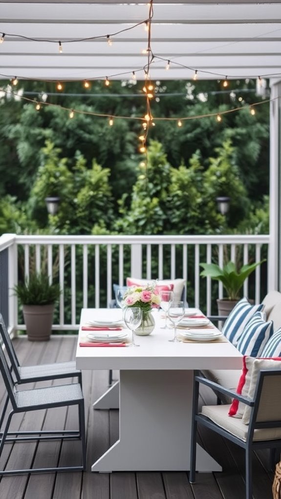 decorative string lighting option