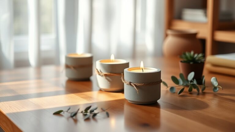 diy minimalist candle holders