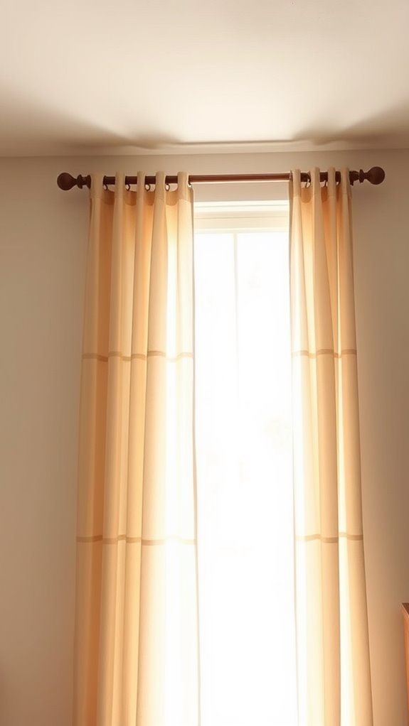 diy sheer curtains project