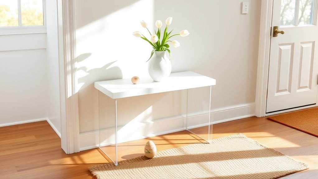 easter entryway minimalist decor
