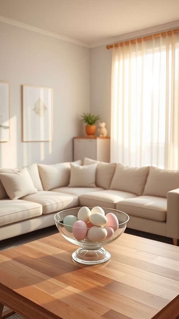 easter themed decorative touches
