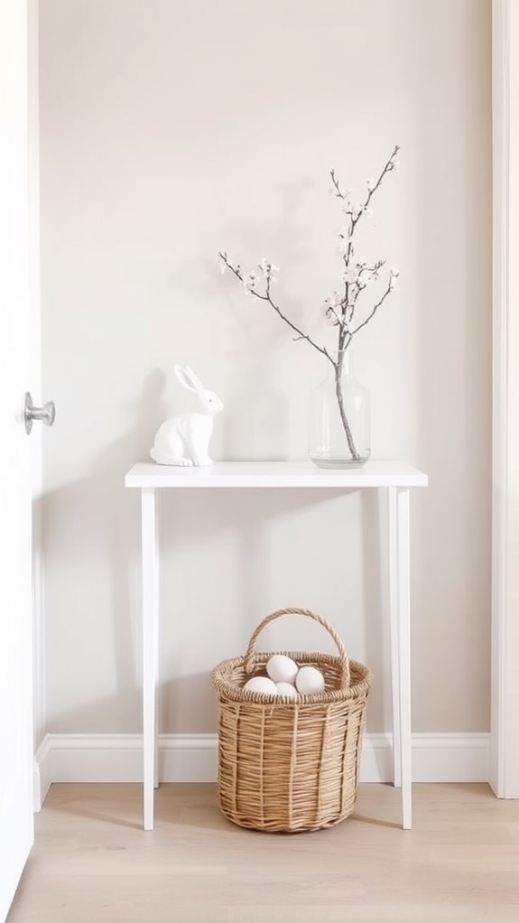easter themed decorative touches