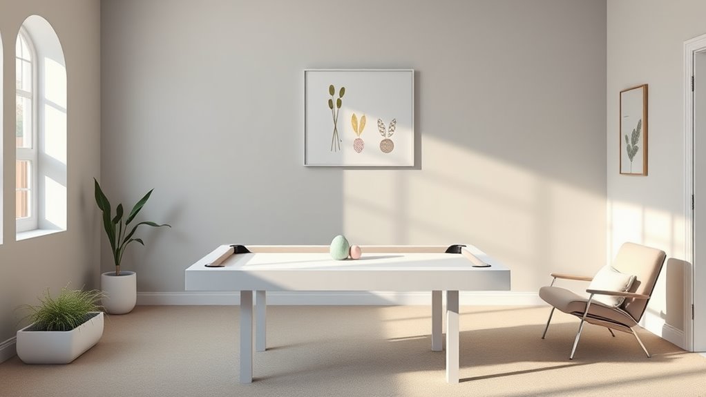 easter themed minimalist game room