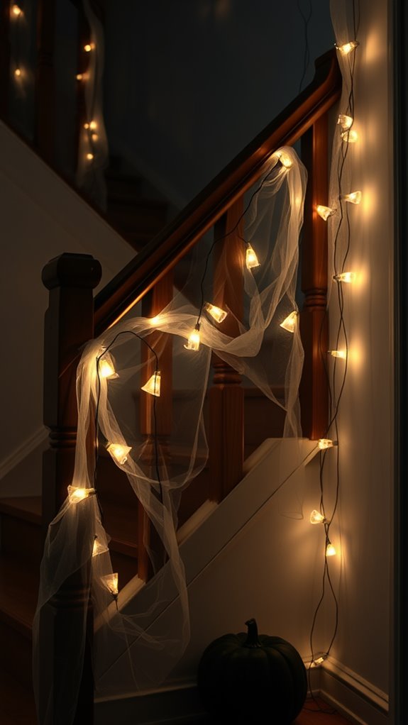 eerie illuminated outdoor decor
