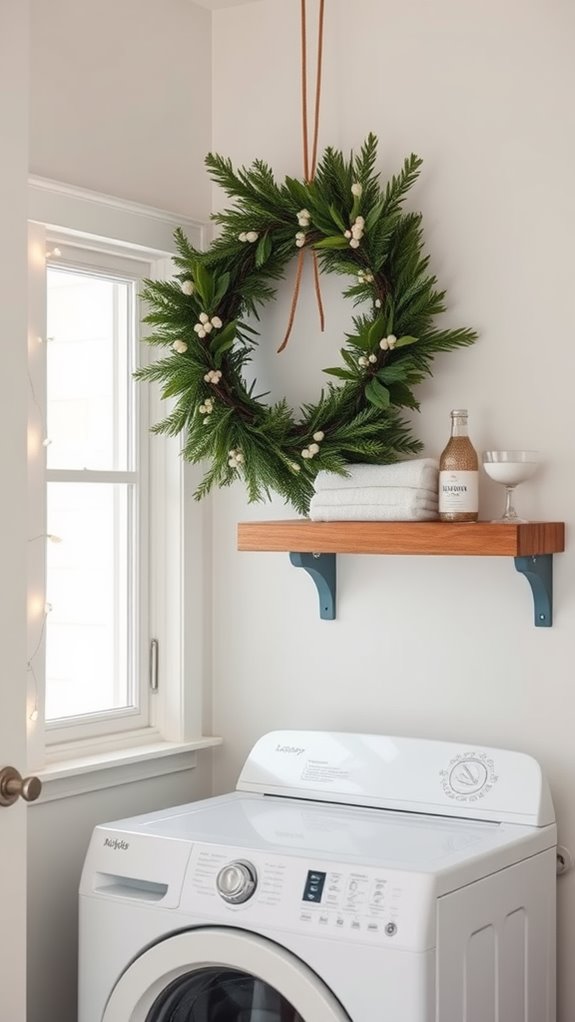 elegant and minimal wreaths