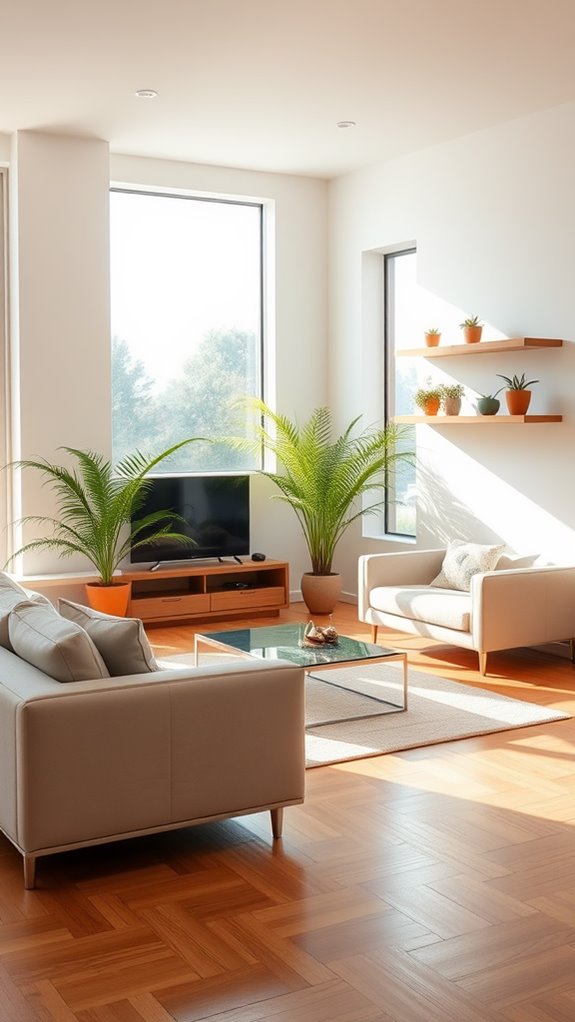 enhancing spaces with plants
