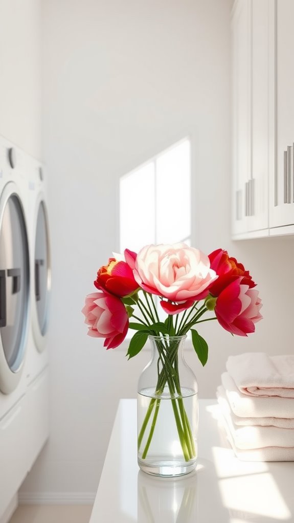 fresh flowers in vase