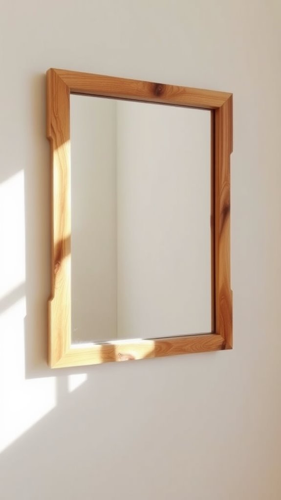 geometric mirror frame design