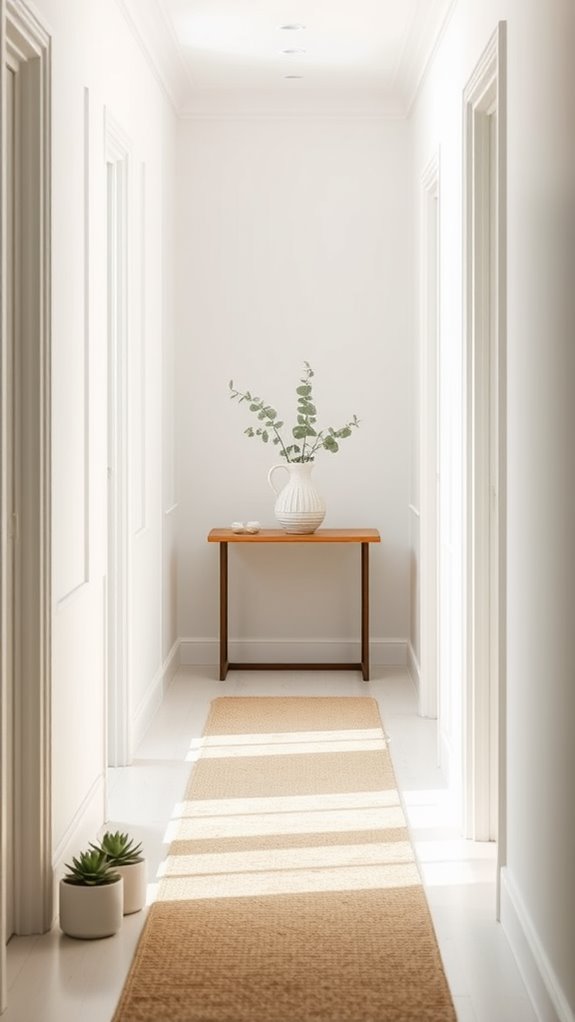 incorporate gentle plant decor