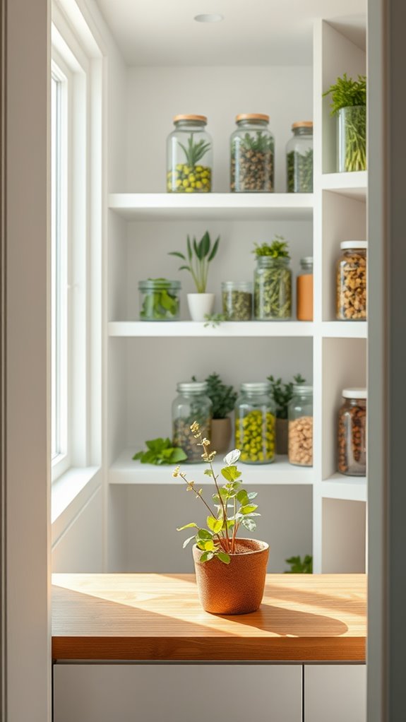 incorporate plants for freshness