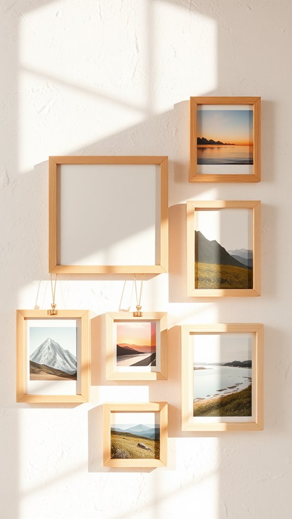 innovative frame hanging ideas