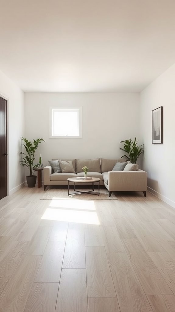 minimalist basement personalization tips