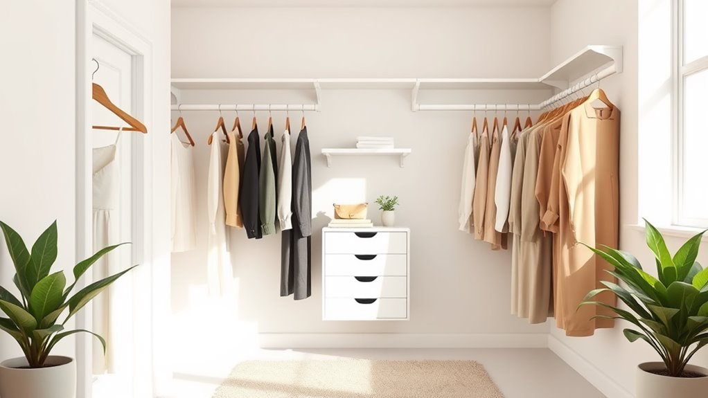 minimalist closet refresh ideas