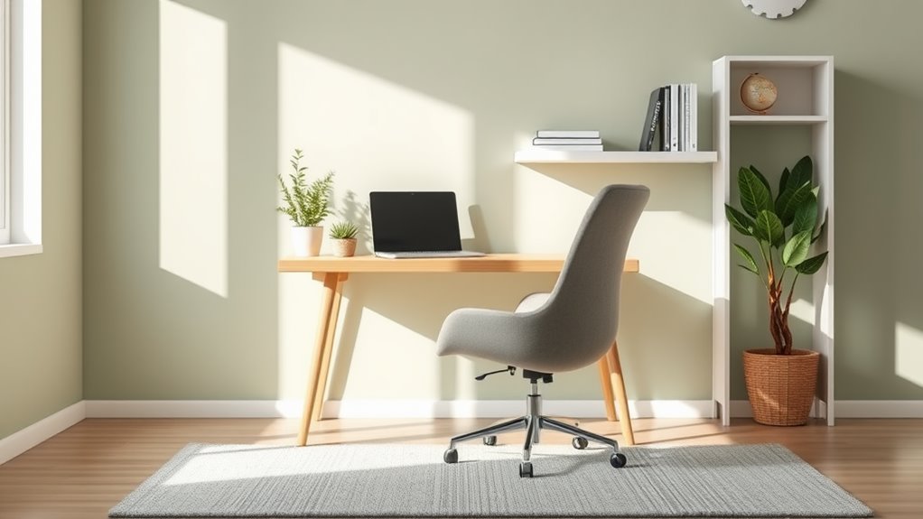 minimalist columbus day office