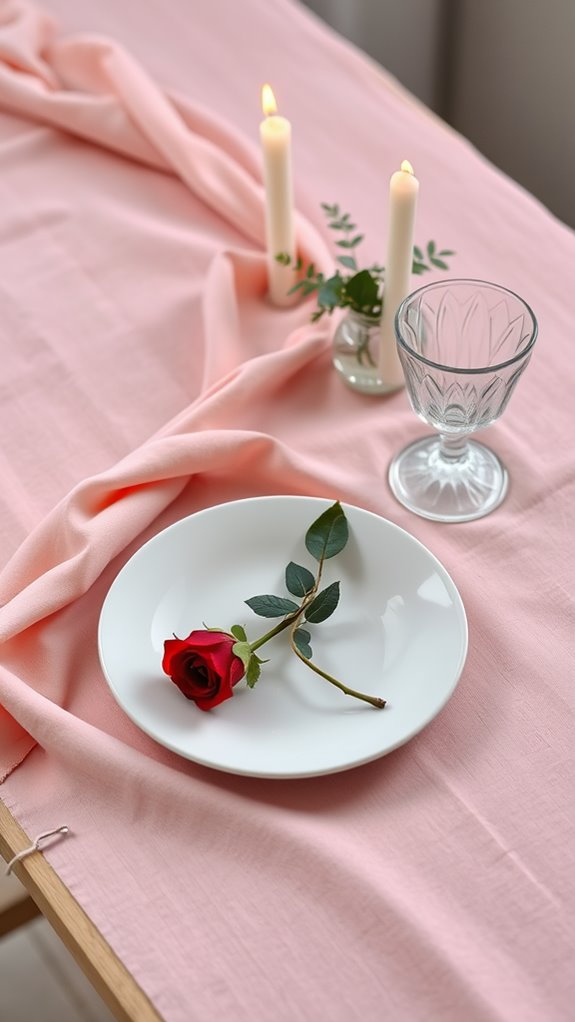 minimalist dining table decor