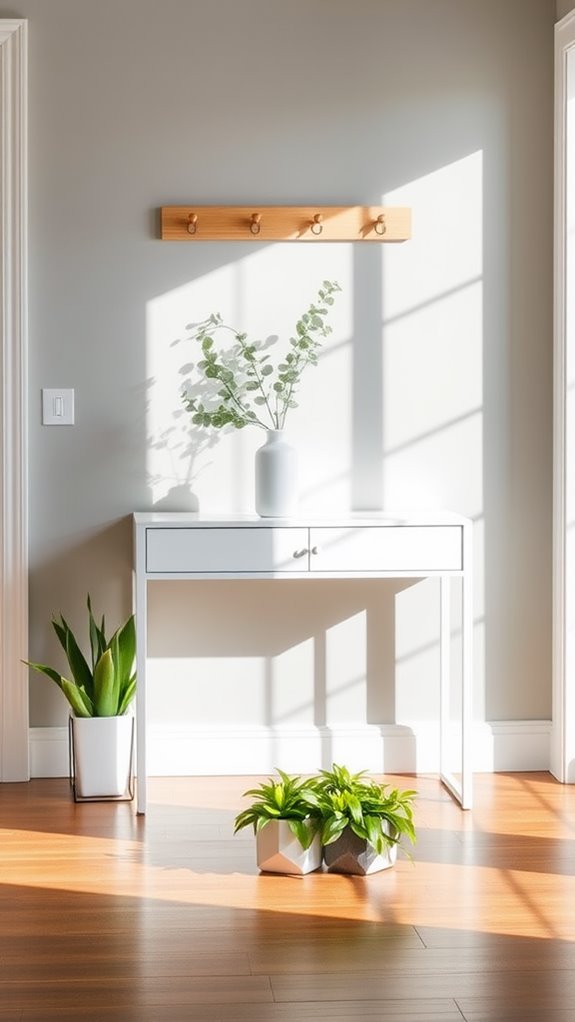 minimalist entryway design elegance
